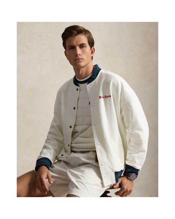 Polo Ralph Lauren Relaxed Fit Fleece Baseball Jacket