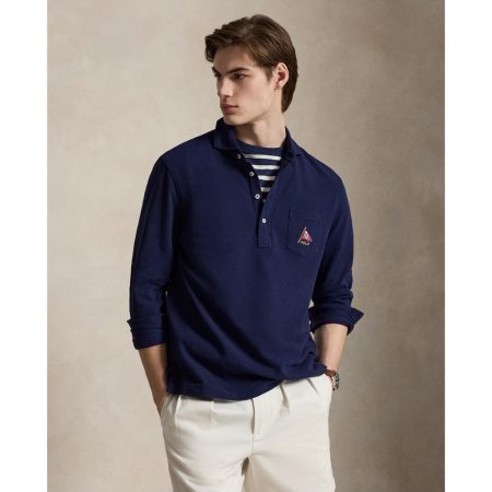 Polo Ralph Lauren Classic Fit Embroidered Mesh Polo Shirt