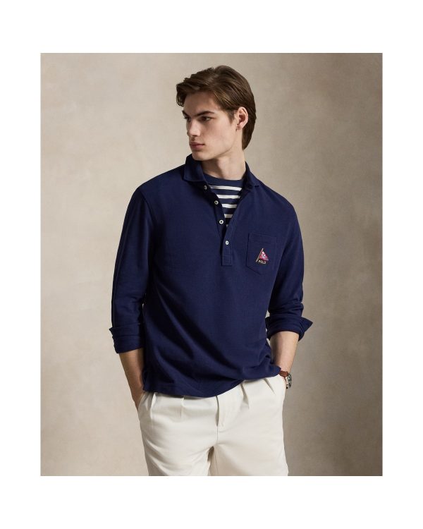 Polo Ralph Lauren Classic Fit Embroidered Mesh Polo Shirt