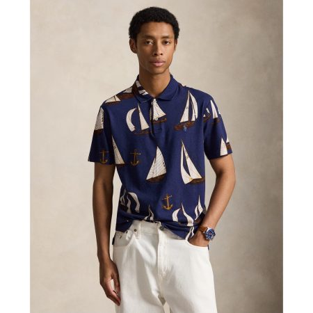 Polo Ralph Lauren Standard Fit Sailboat Jersey Polo Shirt