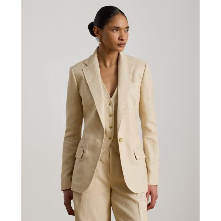 Ralph Lauren Linen-Cotton Tweed Blazer