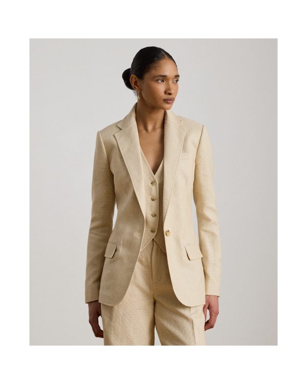 Ralph Lauren Linen-Cotton Tweed Blazer