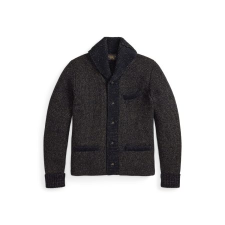 Polo Ralph Lauren Jacquard-Knit Shawl-Collar Cardigan