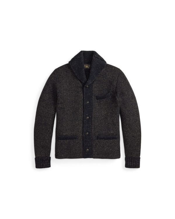 Polo Ralph Lauren Jacquard-Knit Shawl-Collar Cardigan