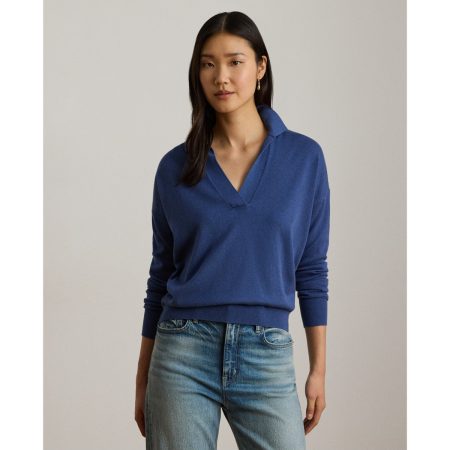 Ralph Lauren Cotton-Modal Polo Sweater