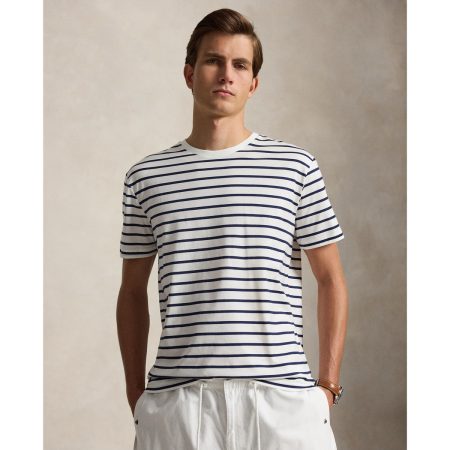 Polo Ralph Lauren Standard Fit Striped Lisle T-Shirt