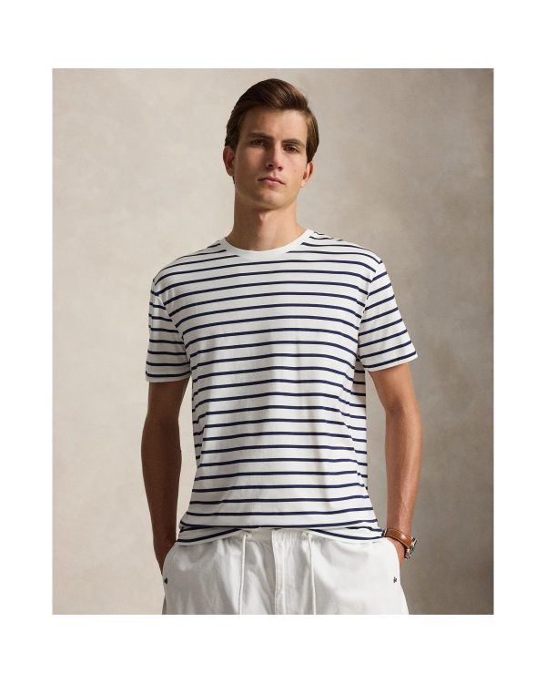 Polo Ralph Lauren Standard Fit Striped Lisle T-Shirt