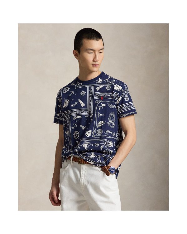 Polo Ralph Lauren Classic Fit Nautical Bandanna T-Shirt