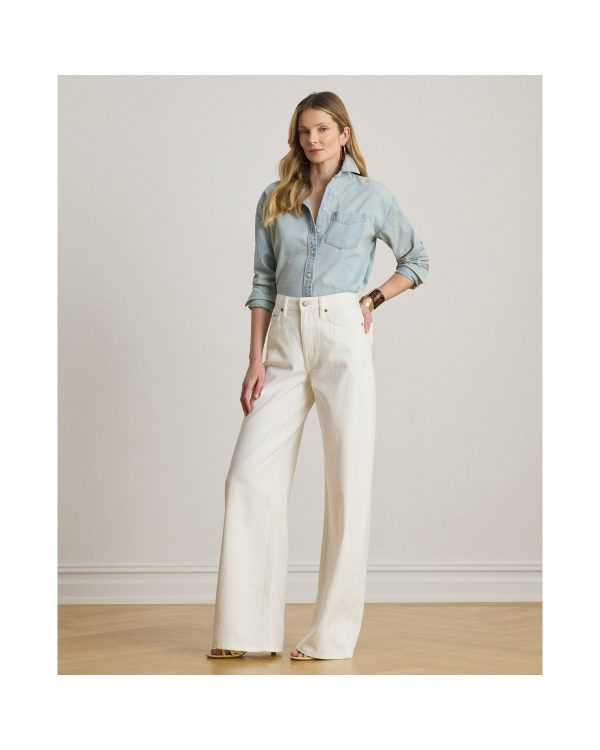 Ralph Lauren High-Rise Wide-Leg Jean