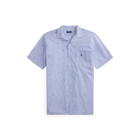 Polo Ralph Lauren Sailboat-Print Seersucker Shirt