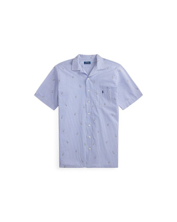 Polo Ralph Lauren Sailboat-Print Seersucker Shirt