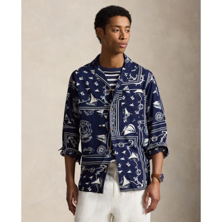 Polo Ralph Lauren Classic Fit Nautical Bandanna Shirt