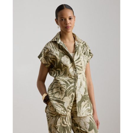 Ralph Lauren Relaxed Fit Print Short-Sleeve Shirt
