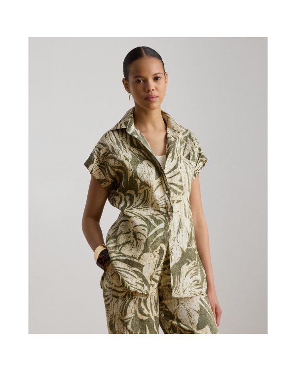Ralph Lauren Relaxed Fit Print Short-Sleeve Shirt
