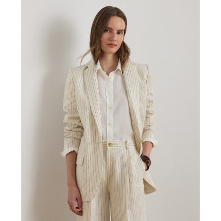 Ralph Lauren Pinstripe Linen Blazer