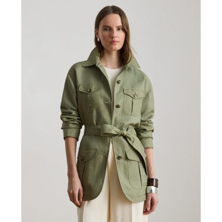 Ralph Lauren Linen-Blend Twill Field Jacket