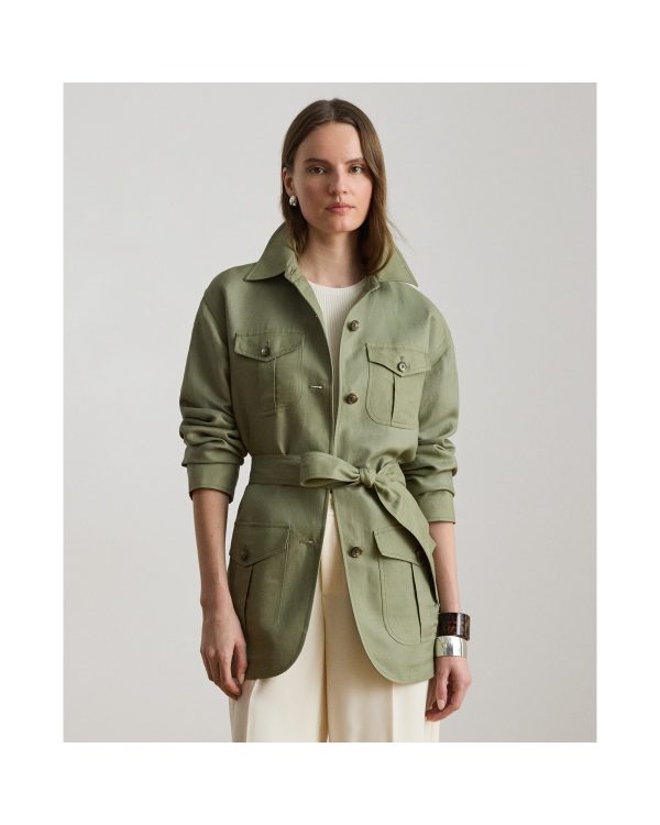 Ralph Lauren Linen-Blend Twill Field Jacket