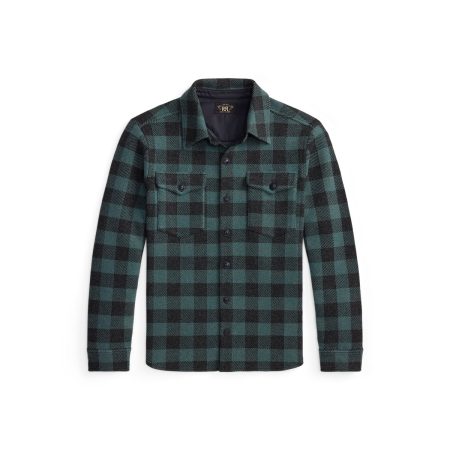 Polo Ralph Lauren Plaid Wool-Cashmere Workshirt Sweater