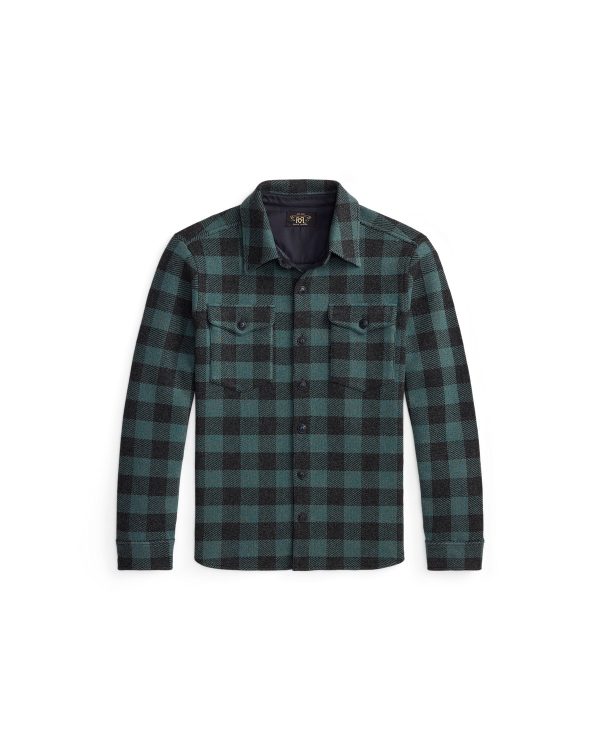 Polo Ralph Lauren Plaid Wool-Cashmere Workshirt Sweater