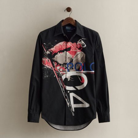 Polo Ralph Lauren 2004 Skier-Print Shirt - Size S