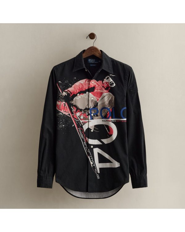Polo Ralph Lauren 2004 Skier-Print Shirt - Size S