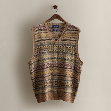 Polo Ralph Lauren Vintage Fair Isle Sweater Vest - Size XL