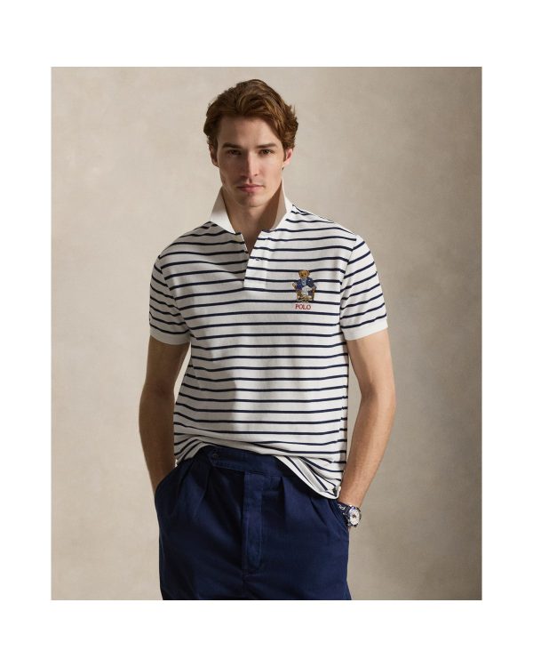 Polo Ralph Lauren Custom Slim Fit Polo Bear Polo Shirt
