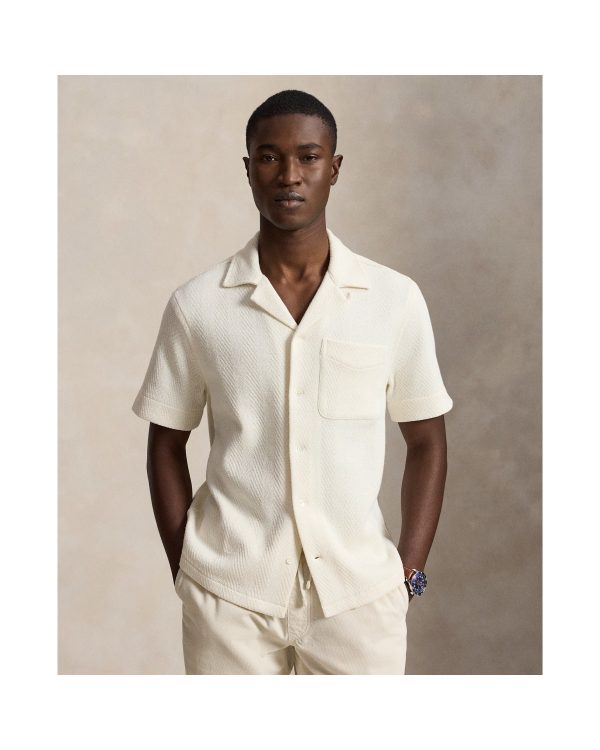 Polo Ralph Lauren Herringbone Jersey Camp Shirt