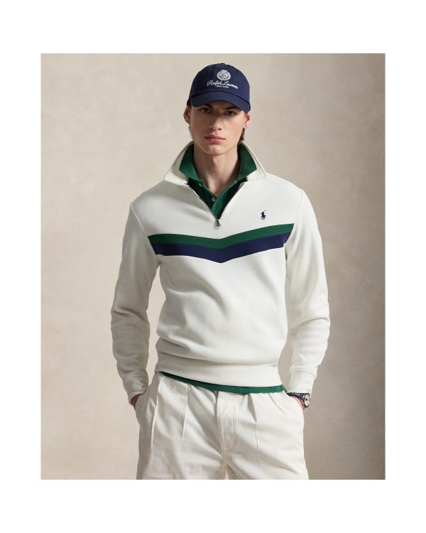 Polo Ralph Lauren Double-Knit Quarter-Zip Sweatshirt