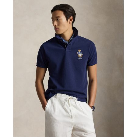 Polo Ralph Lauren Custom Slim Fit Polo Bear Polo Shirt