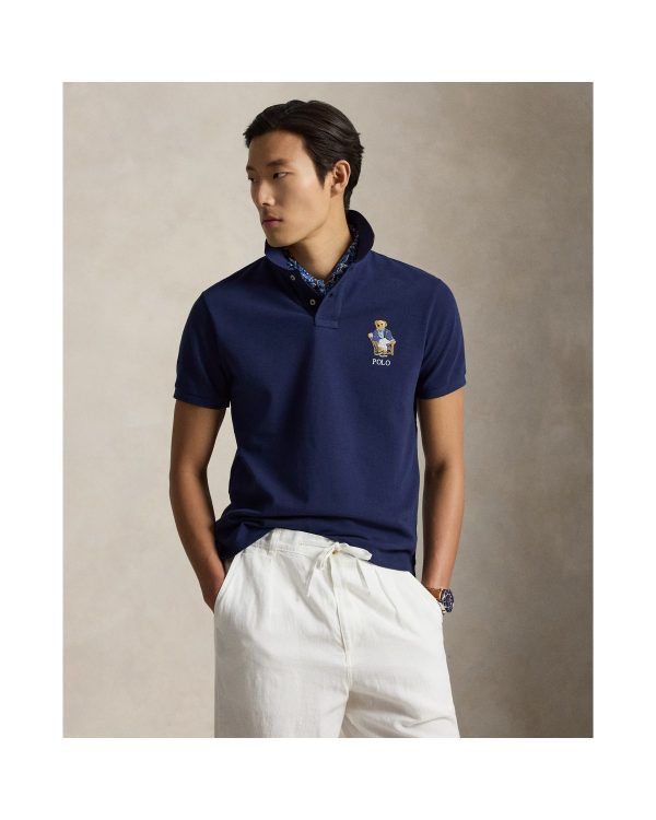 Polo Ralph Lauren Custom Slim Fit Polo Bear Polo Shirt