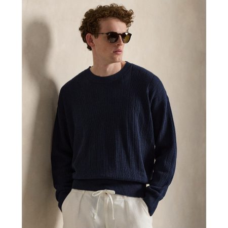 Polo Ralph Lauren Relaxed Fit Textured Linen Sweater