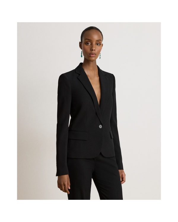 Ralph Lauren Stretch Crepe Blazer