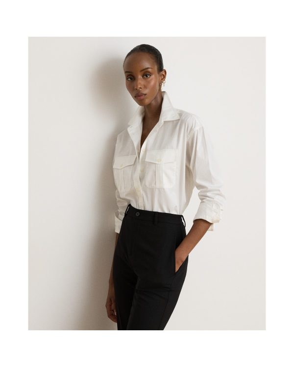 Ralph Lauren Relaxed Fit Cotton Broadcloth Shirt