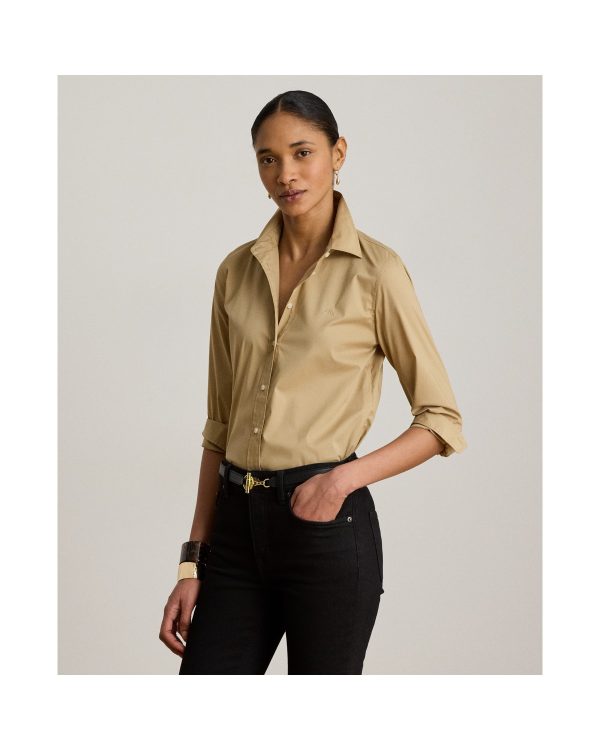 Ralph Lauren Classic Fit Stretch-Cotton Blend Shirt