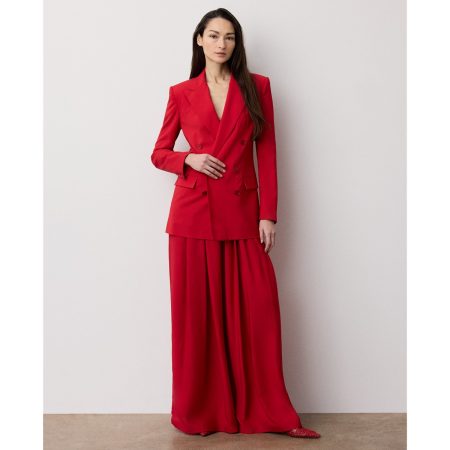 Ralph Lauren Vannesa Satin Wide-Leg Pant
