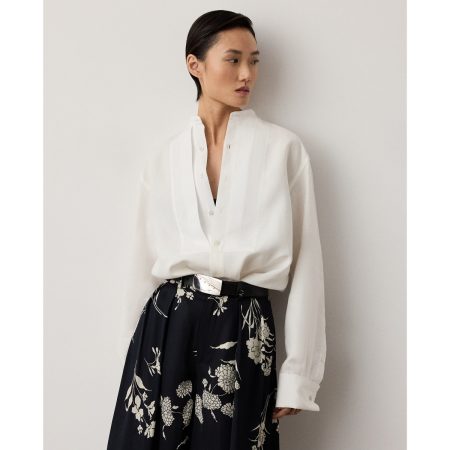 Ralph Lauren Kirstin Linen-Cotton Shirt