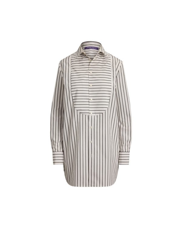 Ralph Lauren Tamara Striped Cotton Shirt