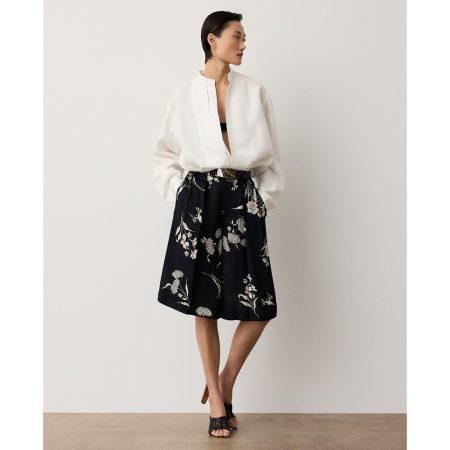 Ralph Lauren Averey Floral Satin Short