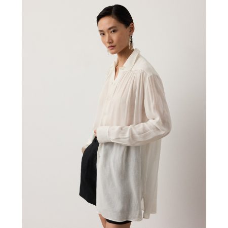 Ralph Lauren Karmen Linen Voile Shirt