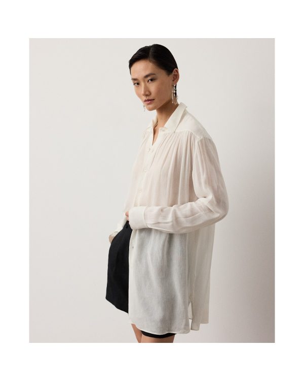 Ralph Lauren Karmen Linen Voile Shirt