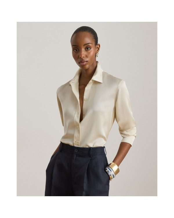 Ralph Lauren Classic Fit Georgette Shirt