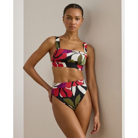 Ralph Lauren Floral High-Waisted Bikini Bottom