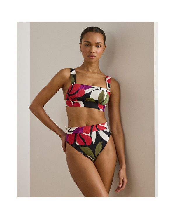 Ralph Lauren Floral High-Waisted Bikini Bottom