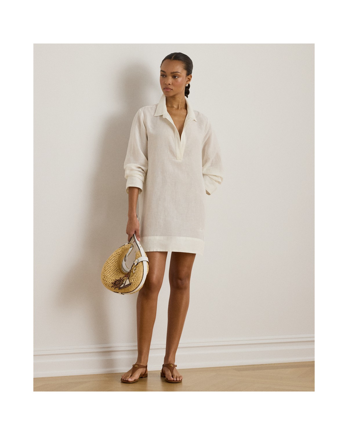 Ralph Lauren Cotton Tunic Cover Up