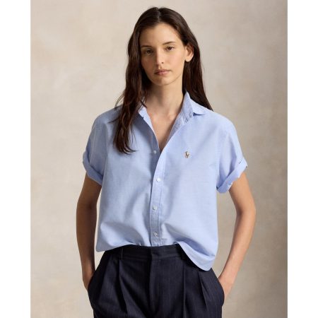Ralph Lauren Cotton Oxford Short-Sleeve Shirt