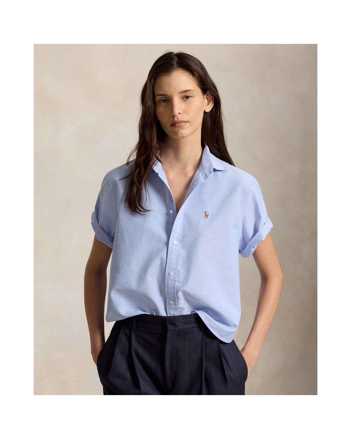 Ralph Lauren Cotton Oxford Short-Sleeve Shirt