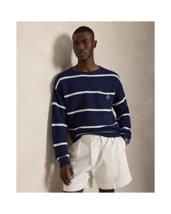 Polo Ralph Lauren Relaxed Fit Mesh-Knit Cotton Sweater