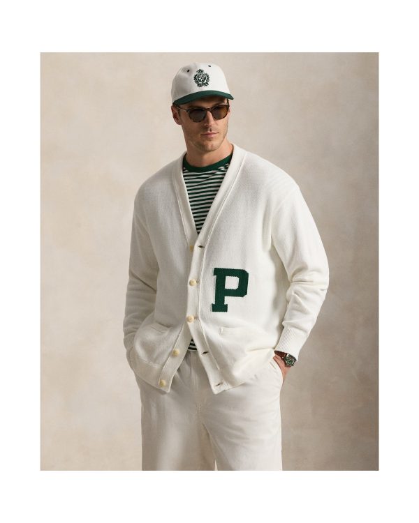Polo Ralph Lauren Cotton Letter Cardigan