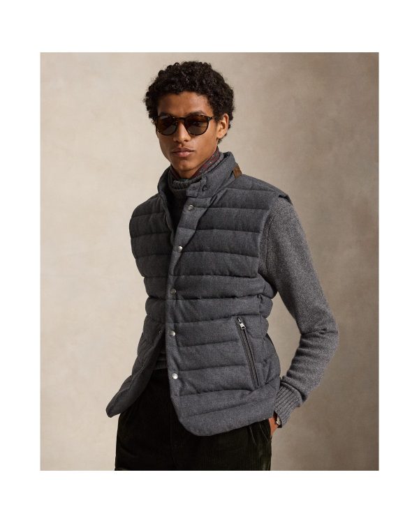 Polo Ralph Lauren The Stanwood Wool-Blend Down Vest